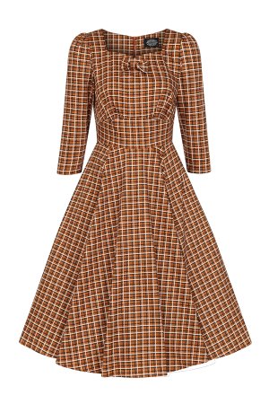 Daniella Check Swing Dress